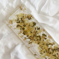 Dried Petal Confetti Resin Display Tray | 13x4