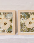 Flower Lovers bundle deal for pressed wedding flowers in natural wood frames