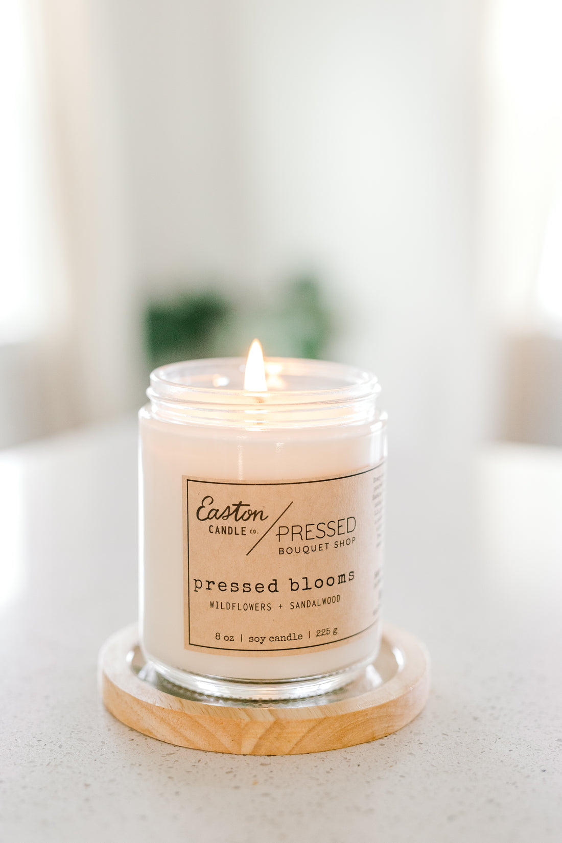 Pressed Blooms soy candle