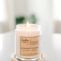 Pressed Blooms soy candle