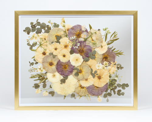 16x20 pressed flower frame preservation with UV resistant glass